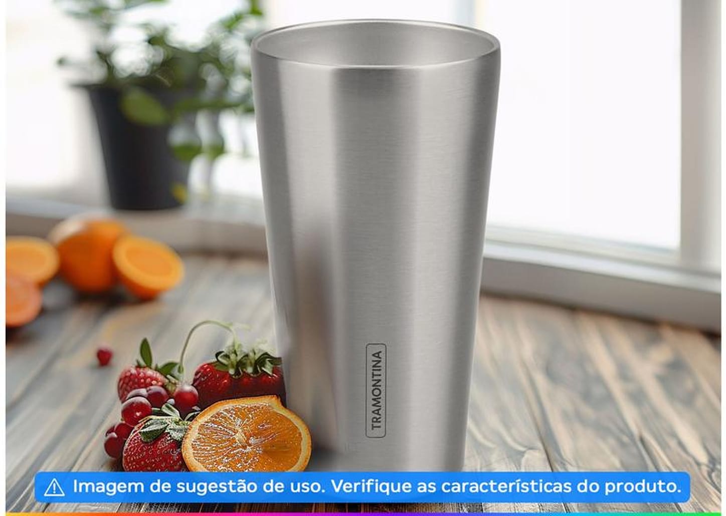 Copo Térmico Parede Dupla Tramontina Exata 61646430 420ml