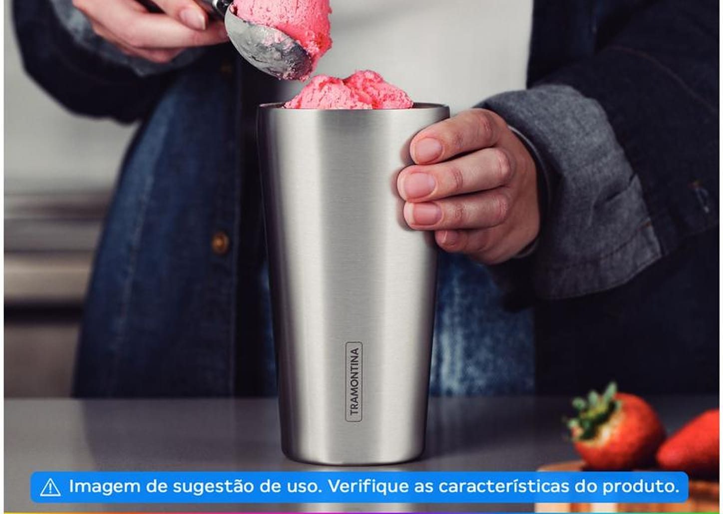 Copo Térmico Parede Dupla Tramontina Exata 61646430 420ml