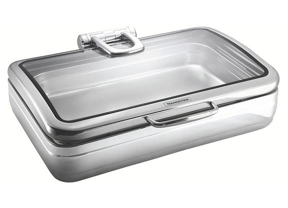 Rechaud Inox 9,06L Tramontina 61026010 com Tampa