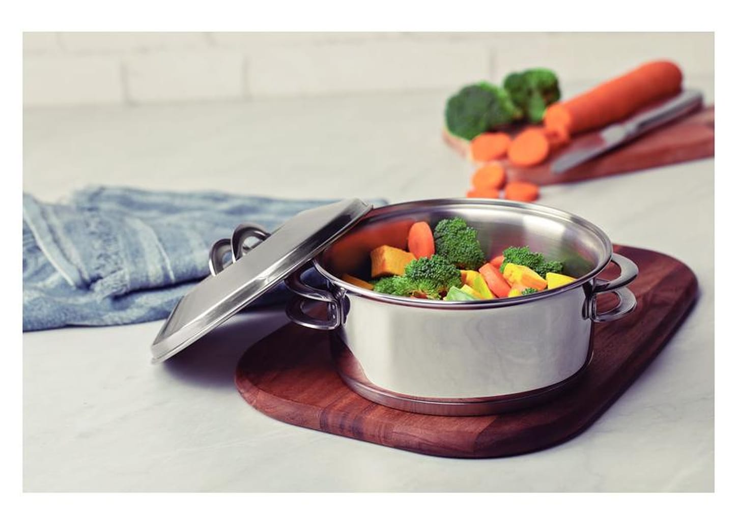 Caçarola Tramontina Inox Rasa 24cm 4,7L Solar