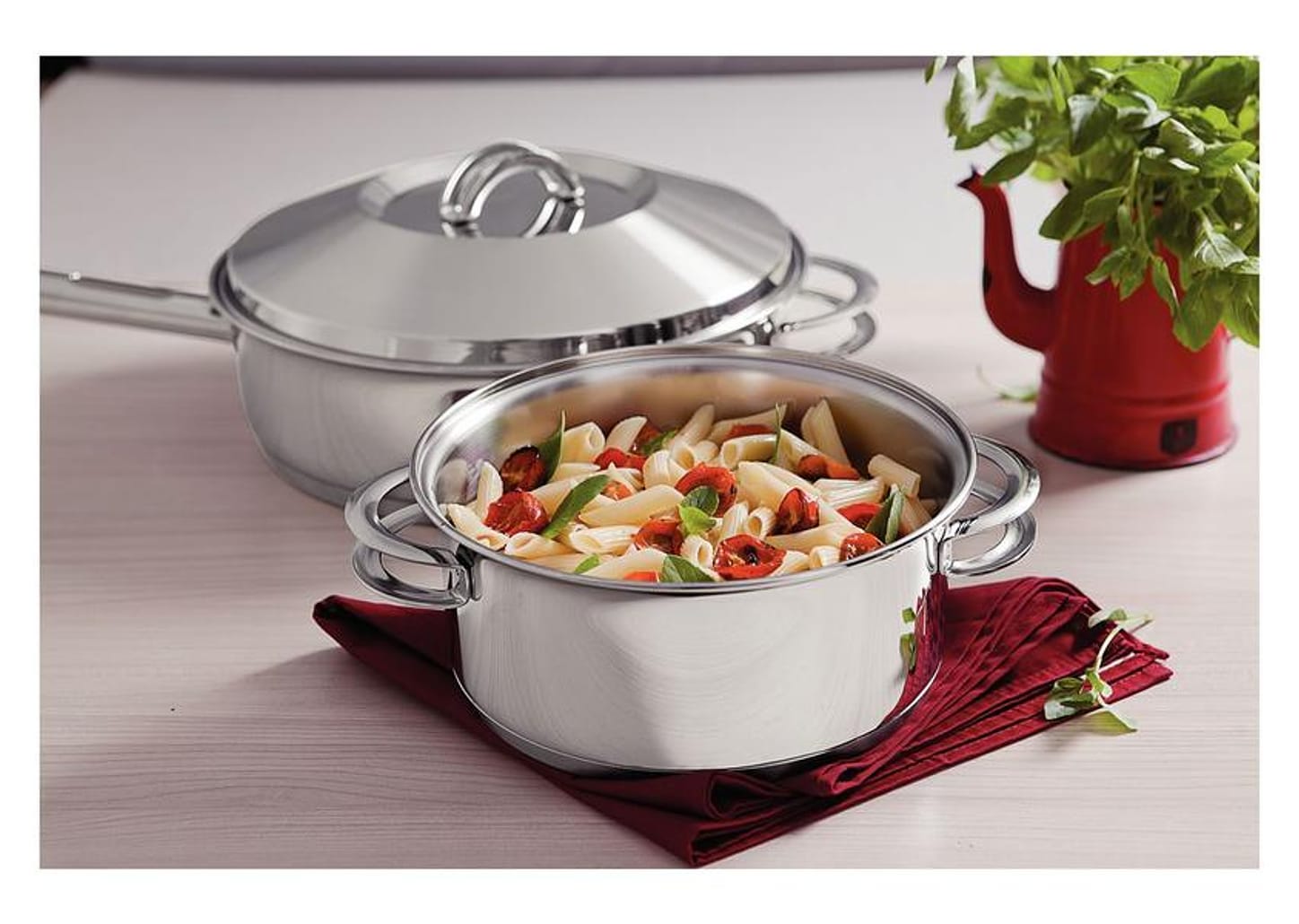 Caçarola Tramontina Inox Funda 20cm 3,6L Inox Solar