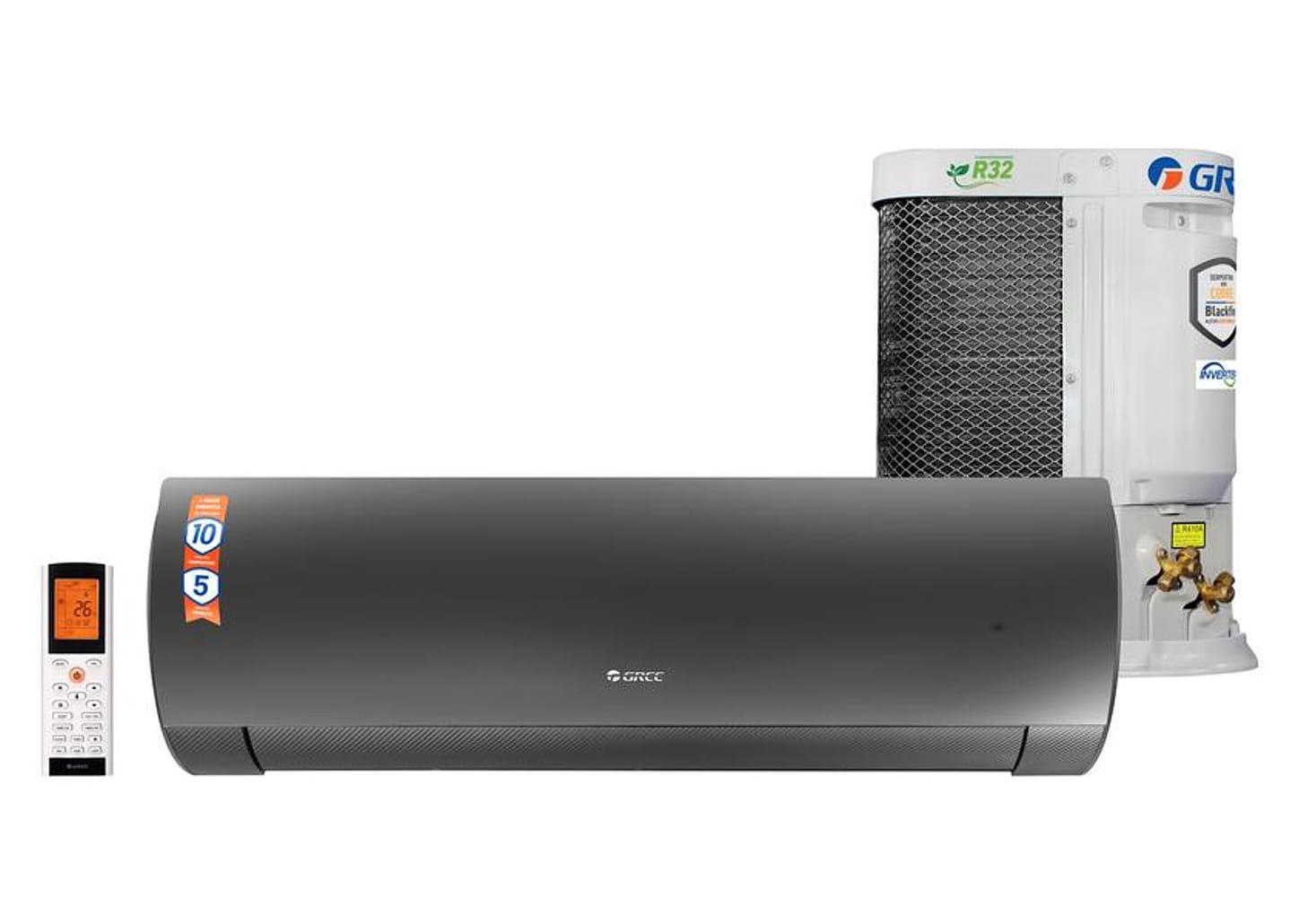 Ar-condicionado Split 9000 BTUs Gree Inverter Quente e Frio G Diamond Auto GWH09ACA-D6DNA1A