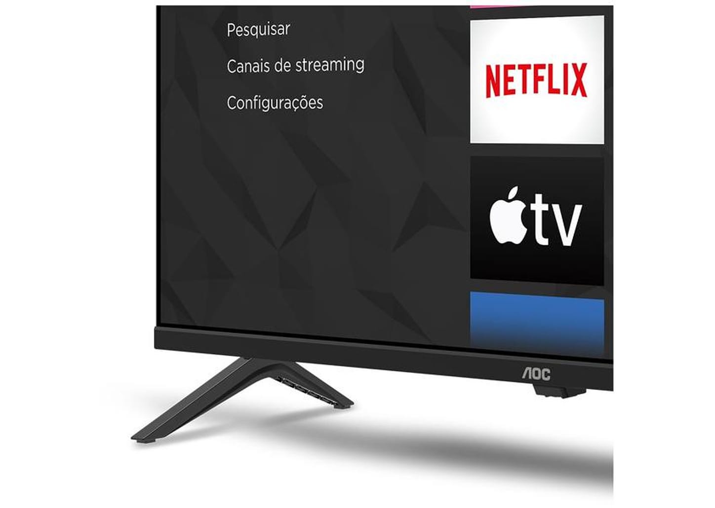 Smart TV 43" Full HD DLED AOC Série 5045 43S5045/78G VA Wi-Fi Google Assistente 3 HDMI 1 USB