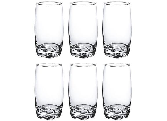 Jogo de Copos de Vidro 370ml 6 Peças Hauskraft Apolo