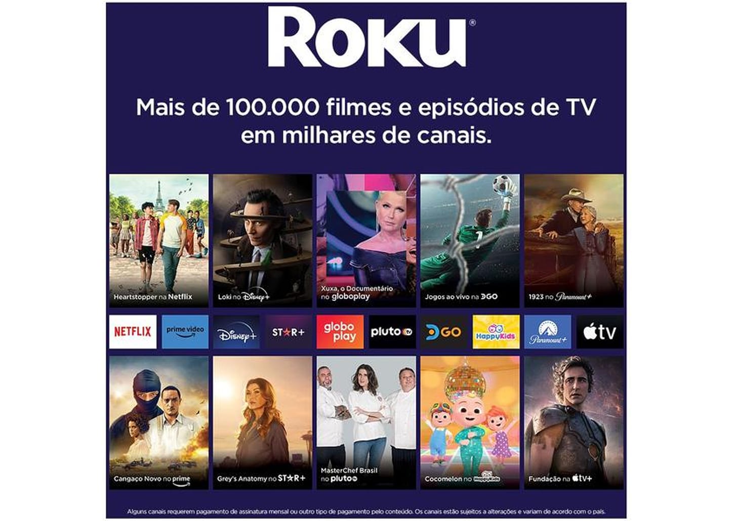 Roku Express Streaming Dual Band Full HD com Controle Remoto