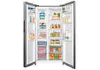 Geladeira/Refrigerador Midea Smart Frost Free Side by Side Cinza 511L MDRS710FGD46