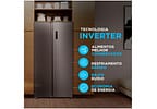 Geladeira/Refrigerador Midea Smart Frost Free Side by Side Cinza 511L MDRS710FGD46