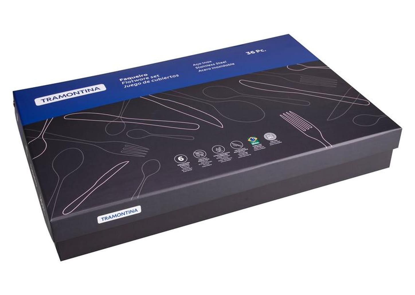 Faqueiro Tramontina 36 Peças para Churrasco Amazonas 66960134