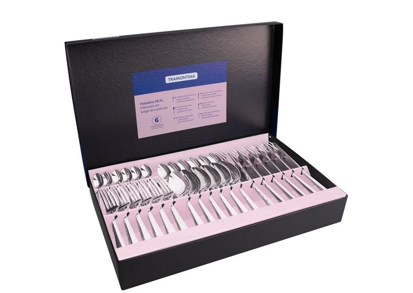 Faqueiro Tramontina 36 Peças para Churrasco Amazonas 66960134