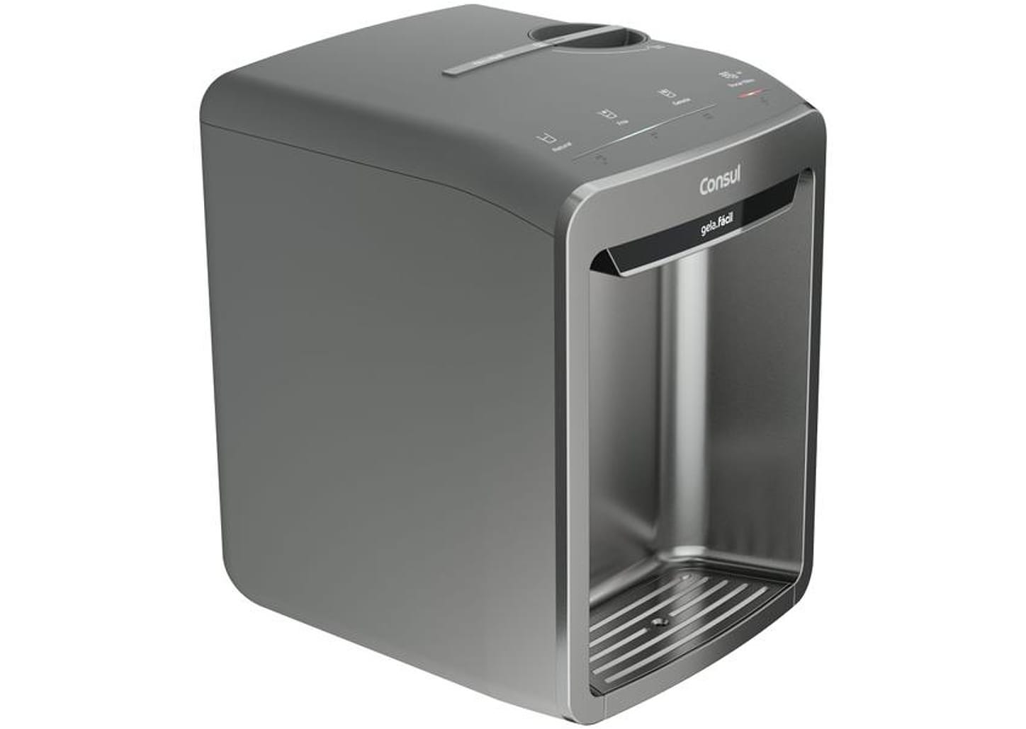 Purificador de Água Consul de Mesa e Parede CPB33A - Eletrônico Cinza Água Gelada, Fria e Natural