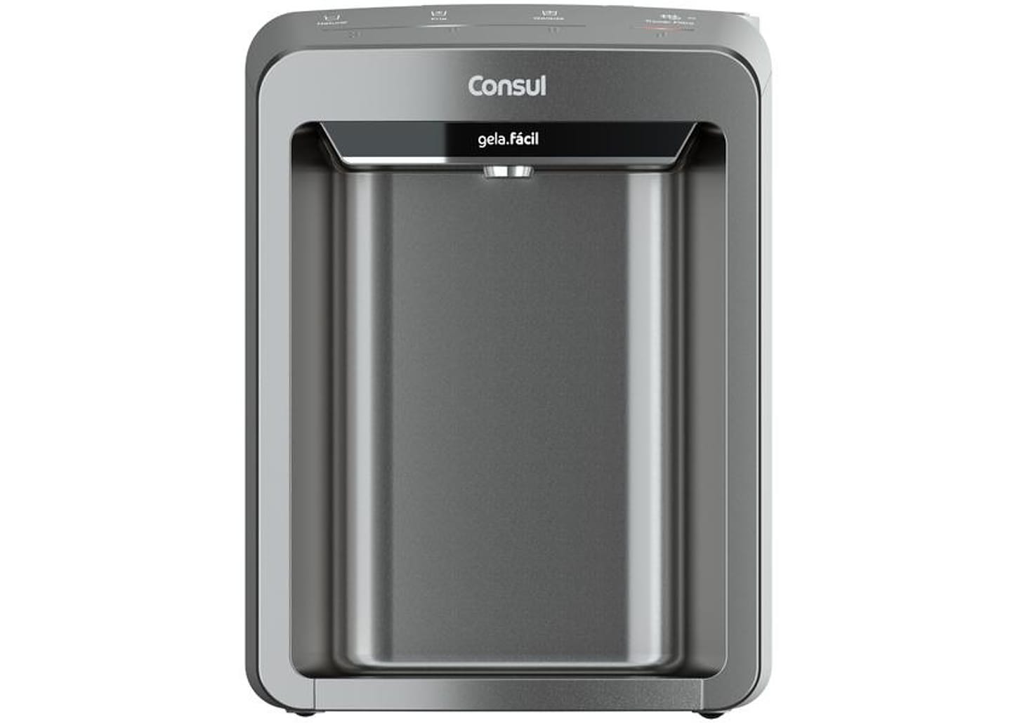 Purificador de Água Consul de Mesa e Parede CPB33A - Eletrônico Cinza Água Gelada, Fria e Natural