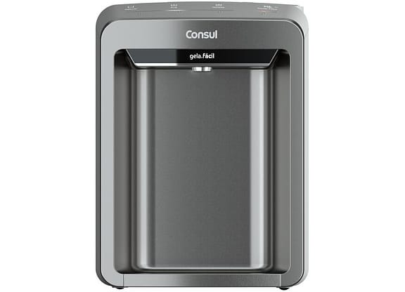 Purificador de Água Consul de Mesa e Parede CPB33A - Eletrônico Cinza Água Gelada, Fria e Natural
