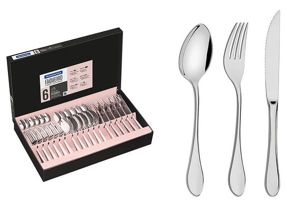 Faqueiro Tramontina Inox 36 Peças para Churrasco Italy 66932134