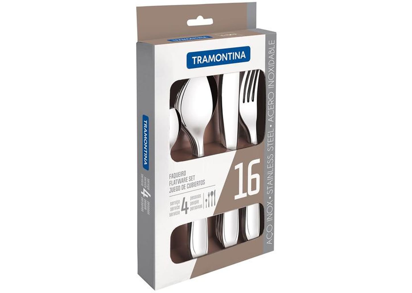 Faqueiro Tramontina Inox 16 Peças para Churrasco Havana 66945654