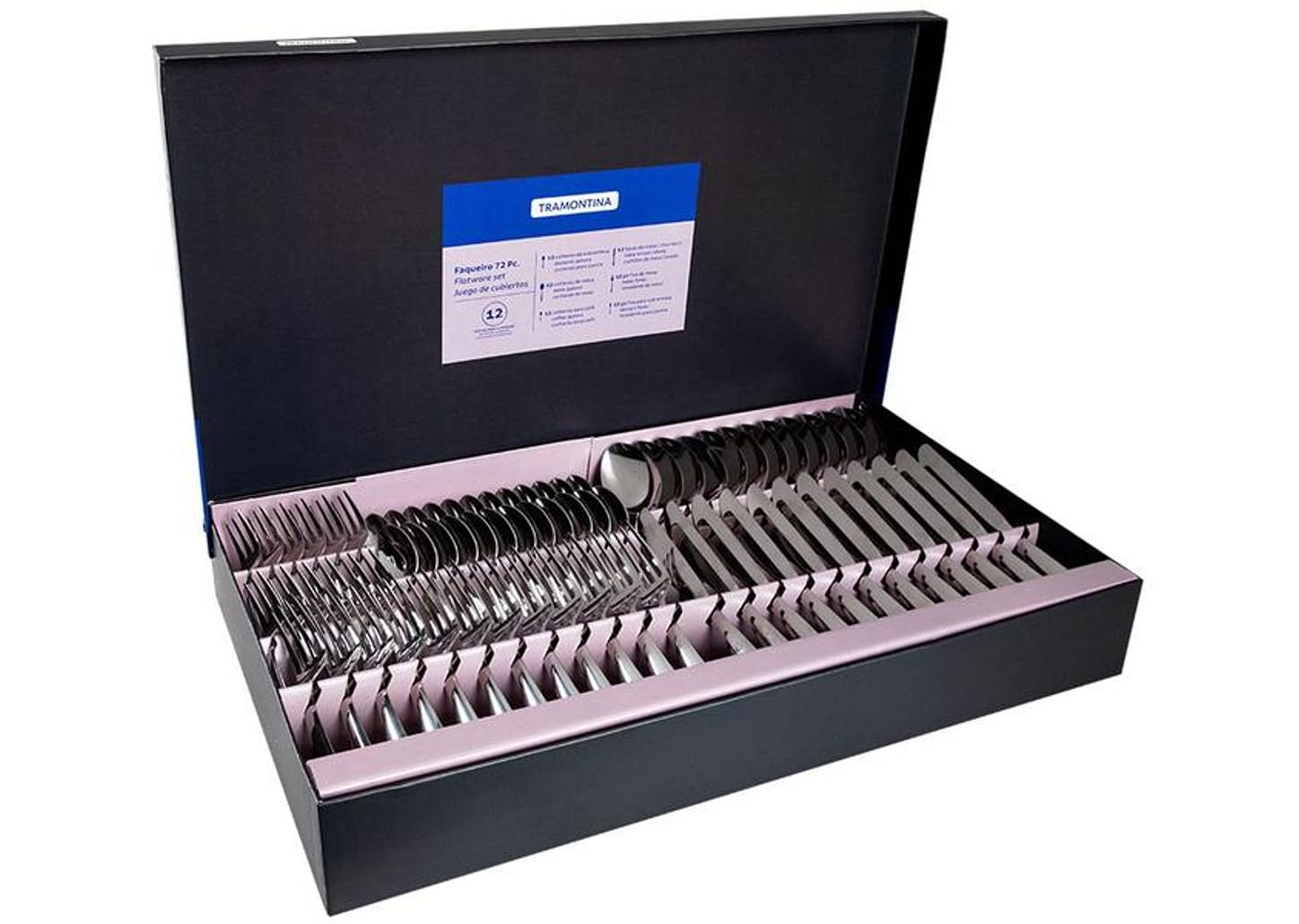 Faqueiro Tramontina Inox 72 Peças para Churrasco Italy 66932157