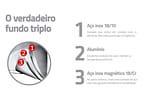 Frigideira Tramontina Inox Fundo Triplo Allegra 62666280 28cm