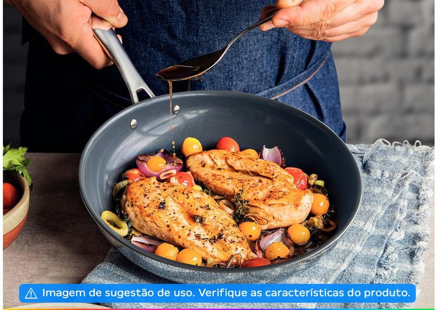 Frigideira Tramontina Inox Funda Grano 62155266 26cm