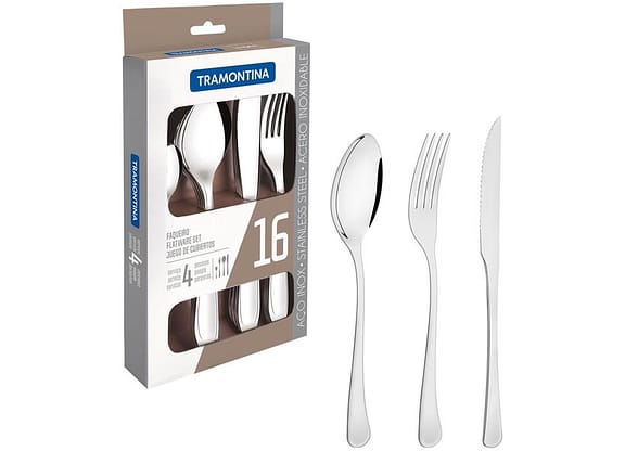 Faqueiro Tramontina Inox 16 Peças para Churrasco Havana 66945654