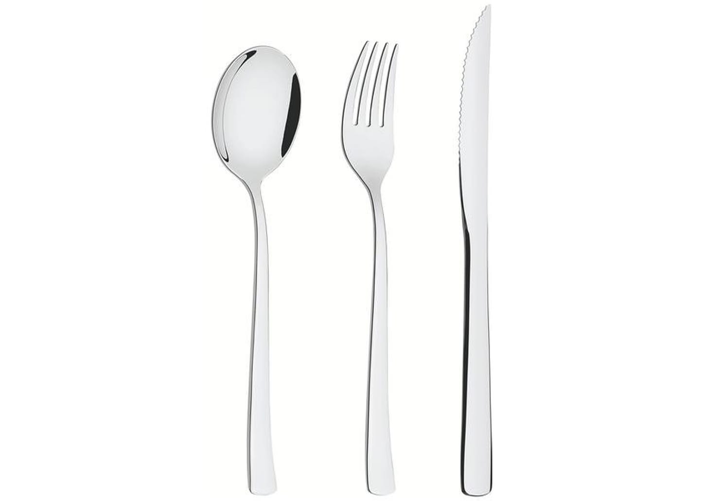 Faqueiro Tramontina Inox 24 Peças para Churrasco Berlin Brilho