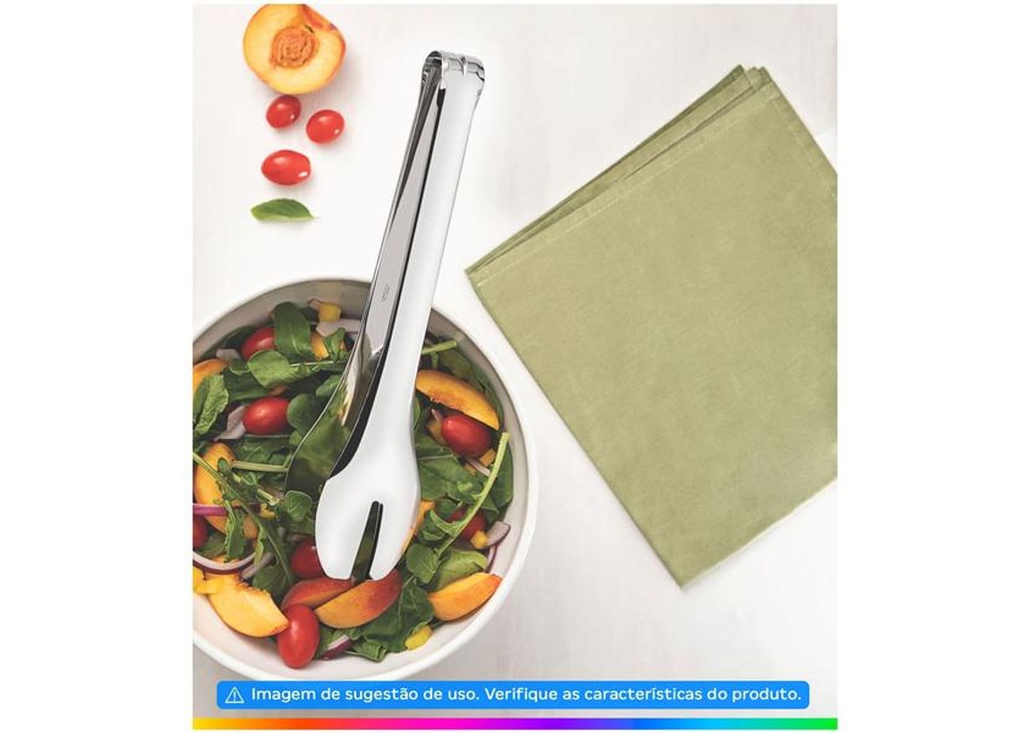 Pegador Inox Tramontina Utility Prata