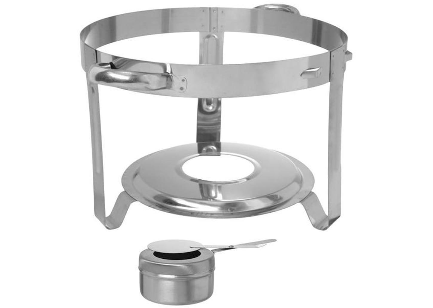 Rechaud Inox Hauskraft Redondo 7 Peças