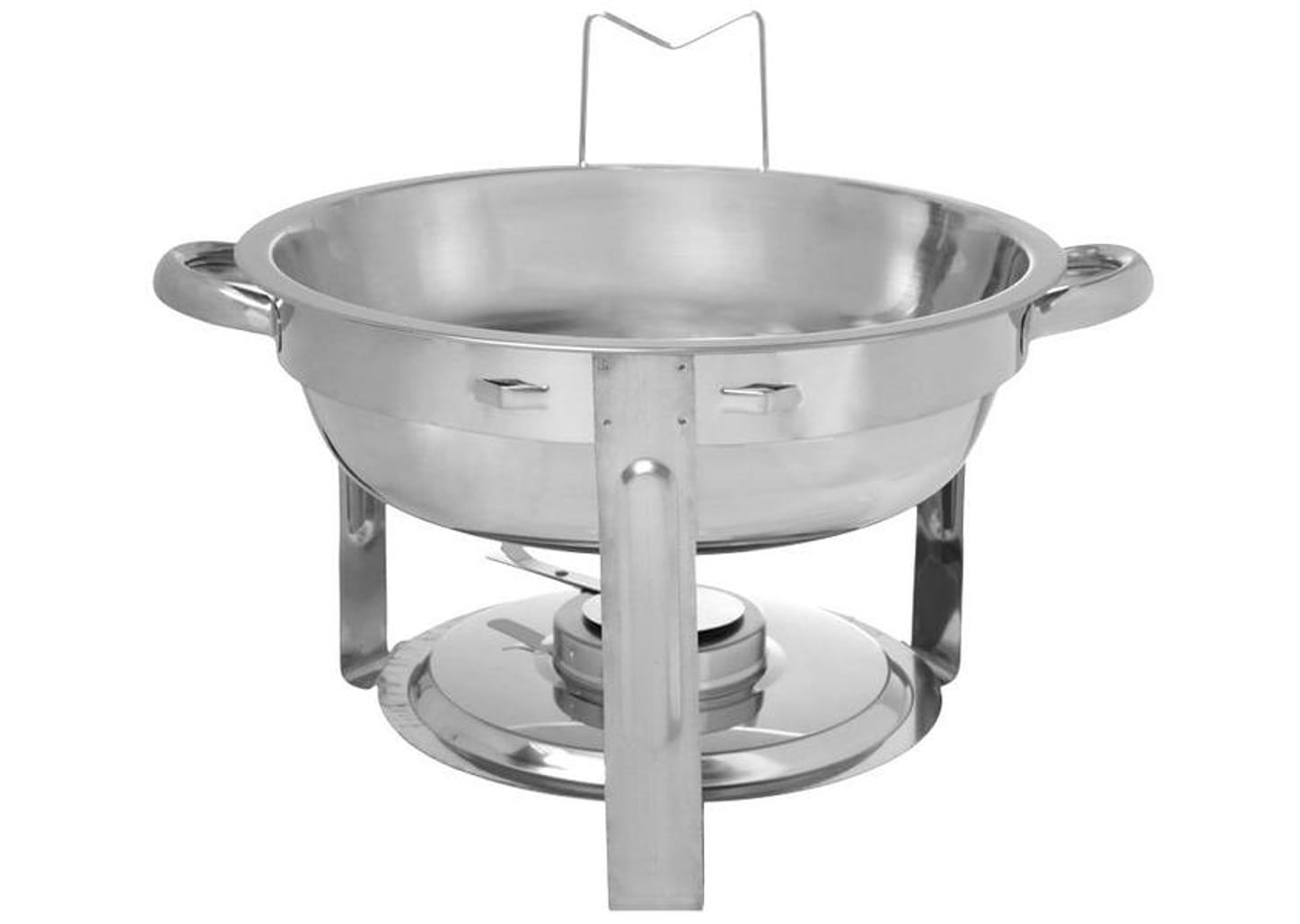 Rechaud Inox Hauskraft Redondo 7 Peças