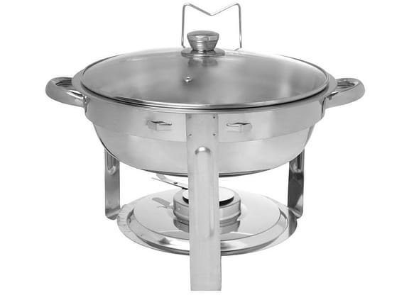 Rechaud Inox Hauskraft Redondo 7 Peças