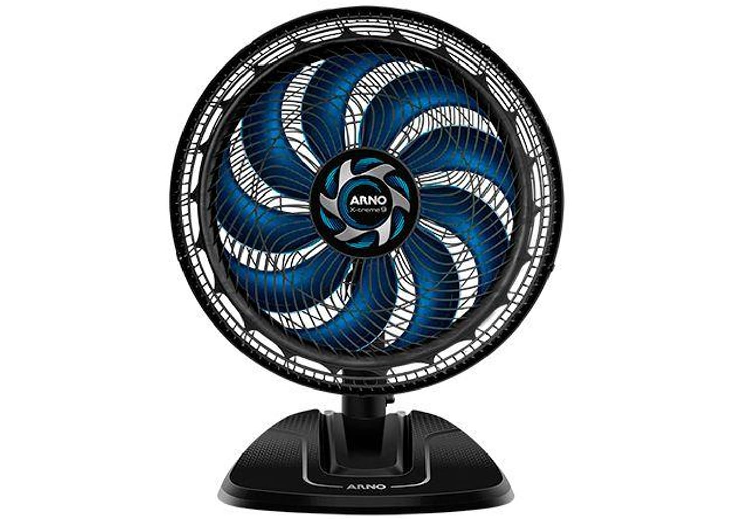Ventilador 2 em 1 Arno X-Treme VE9M 40cm 9 Pás 3 Velocidades Preto e Azul Escuro