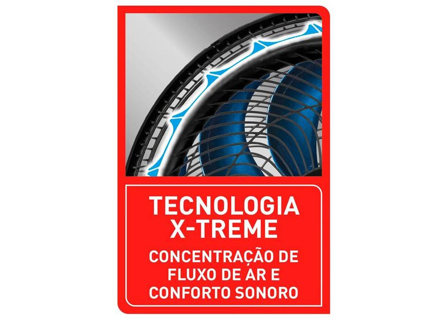 Ventilador 2 em 1 Arno X-Treme VE9M 40cm 9 Pás 3 Velocidades Preto e Azul Escuro
