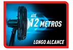 Ventilador 2 em 1 Arno X-Treme VE9M 40cm 9 Pás 3 Velocidades Preto e Azul Escuro