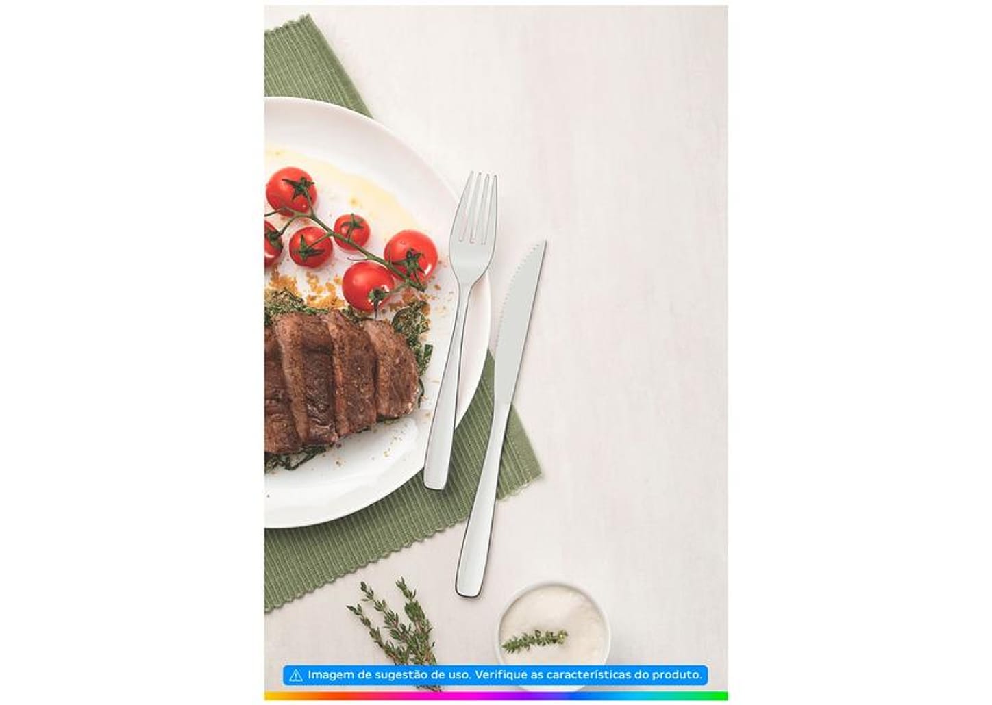 Jogo de Talheres Tramontina Inox Essentials Amazonas 2 Peças