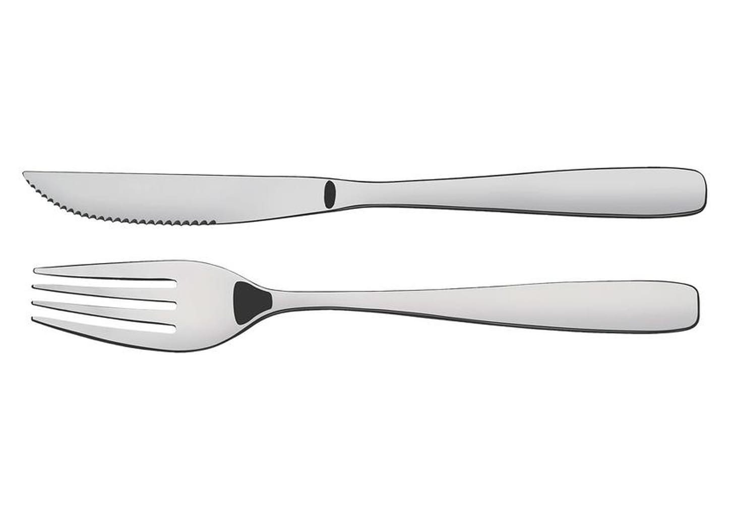 Jogo de Talheres Tramontina Inox Essentials Amazonas 2 Peças