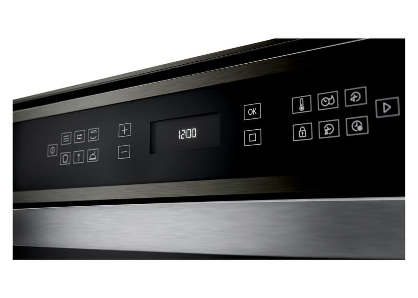 Forno Elétrico de Embutir Brastemp de Convecção e Grill 84L Black Inox Eclipse Collection BOT84AP