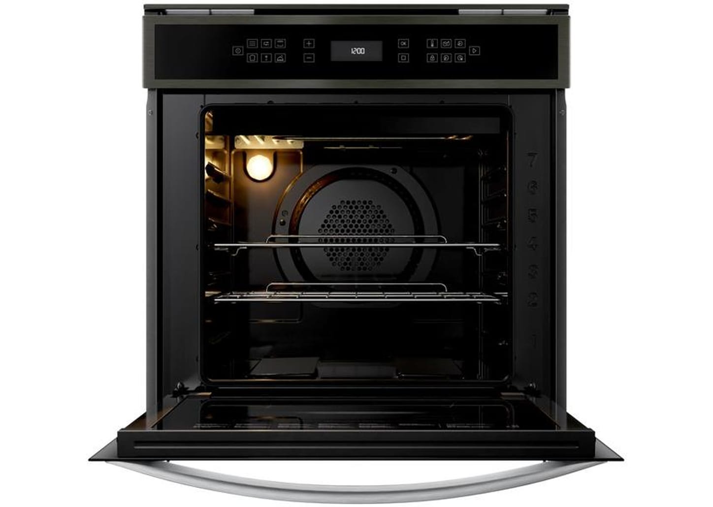 Forno Elétrico de Embutir Brastemp de Convecção e Grill 84L Black Inox Eclipse Collection BOT84AP