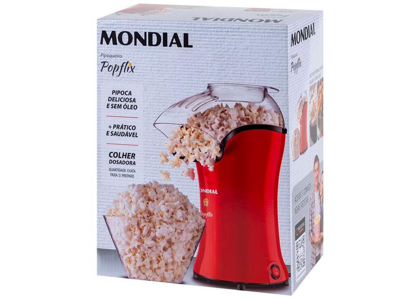 Pipoqueira Elétrica Mondial Popflix PP-03 1200W