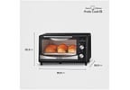 Forno Elétrico de Bancada Mondial com Timer 6L Preto Pratic Cook FR-09