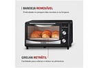 Forno Elétrico de Bancada Mondial com Timer 6L Preto Pratic Cook FR-09