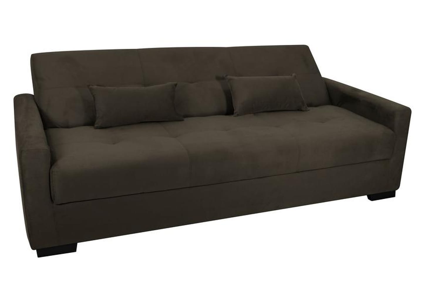 Sofá-cama 3 Lugares Casal Reclinável Veludo Matrix Lavínia