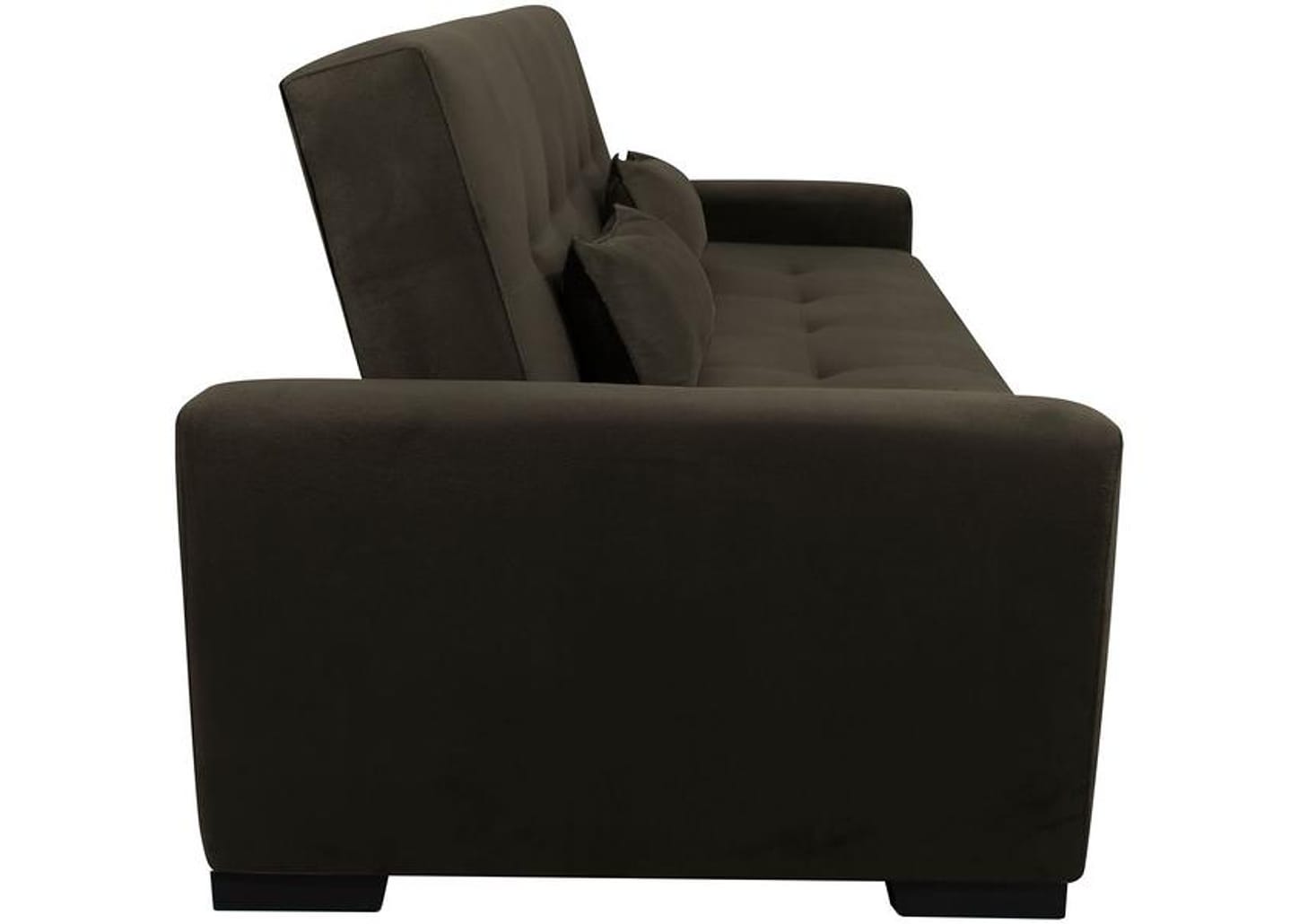 Sofá-cama 3 Lugares Casal Reclinável Veludo Matrix Lavínia