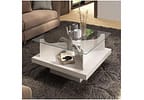 Mesa de Centro com Tampo de Vidro Clear Artely