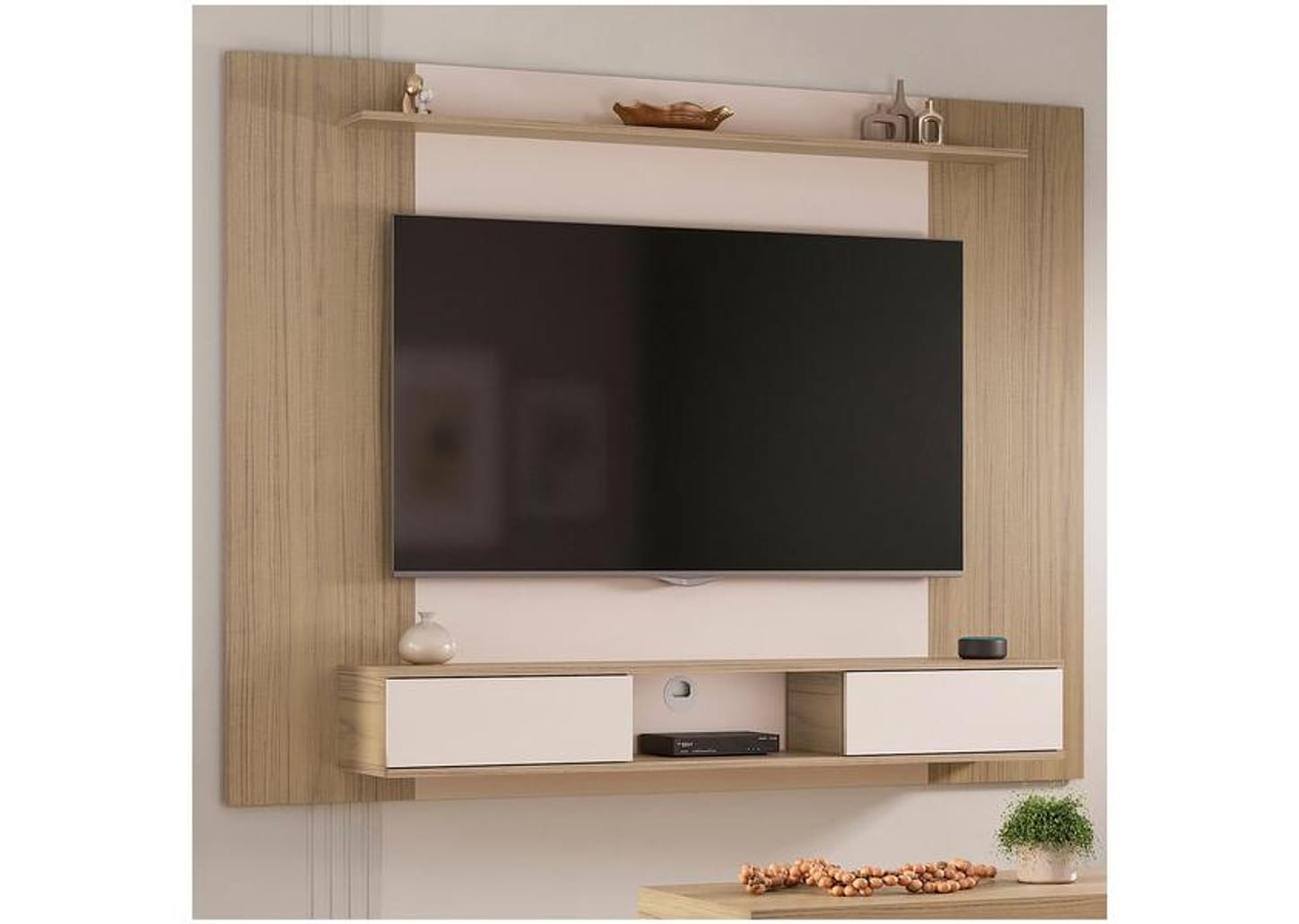 Painel para TV até 75" Artely Nevada 1 Prateleira