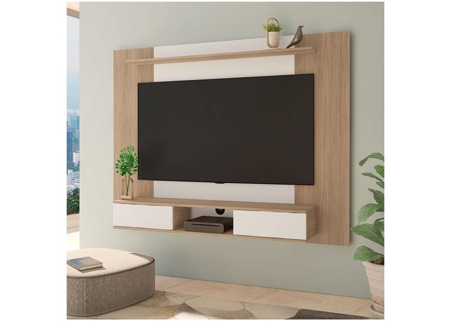 Painel para TV até 75" Artely Nevada 1 Prateleira