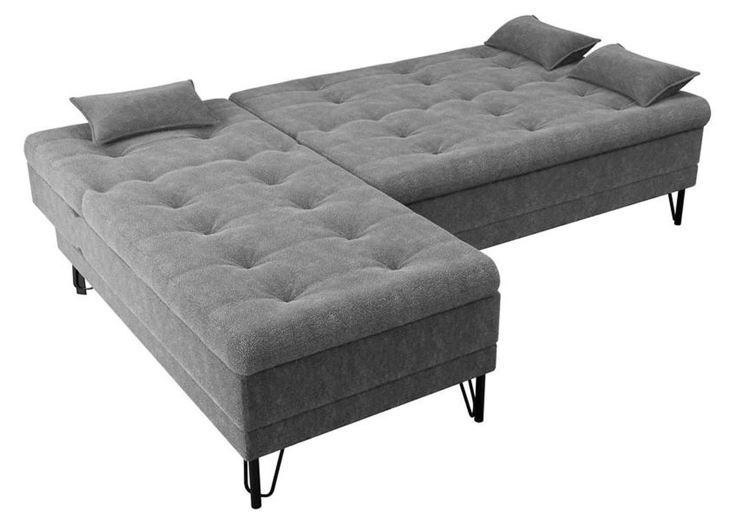 Sofá-cama 2 Lugares Casal Reclinável Veludo Matrix Nice