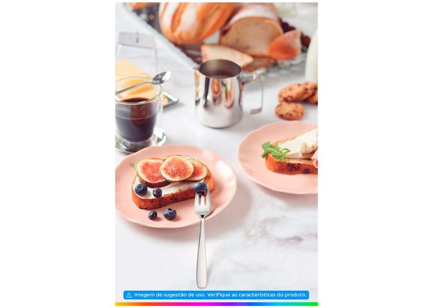 Jogo de Garfos para Torta Tramontina Aço Inox Amazonas 63960147 6 Peças