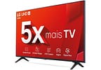 Smart TV 43" 4K LCD LG 43UT8000PSA AI Processor Wi-Fi Bluetooth 3 HDMI 2 USB