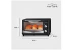 Forno Elétrico de Bancada Mondial com Timer 6L Preto Pratic Cook FR-09