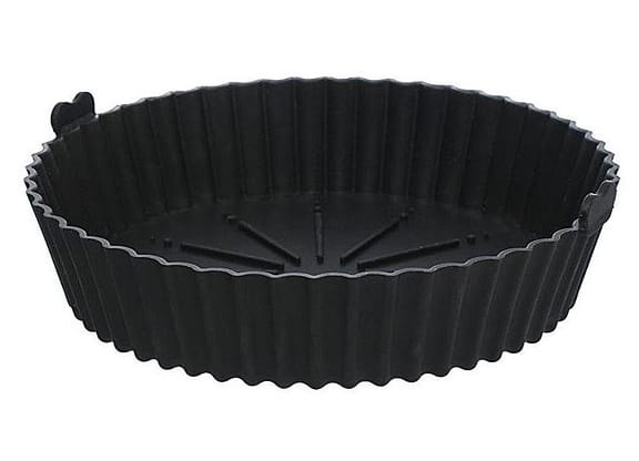 Forma para Air Fryer de Silicone Antiaderente com Alças 20cm Hauskraft
