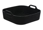Forma para Air Fryer de Silicone Quadrada Antiaderente com Alças Hauskraft