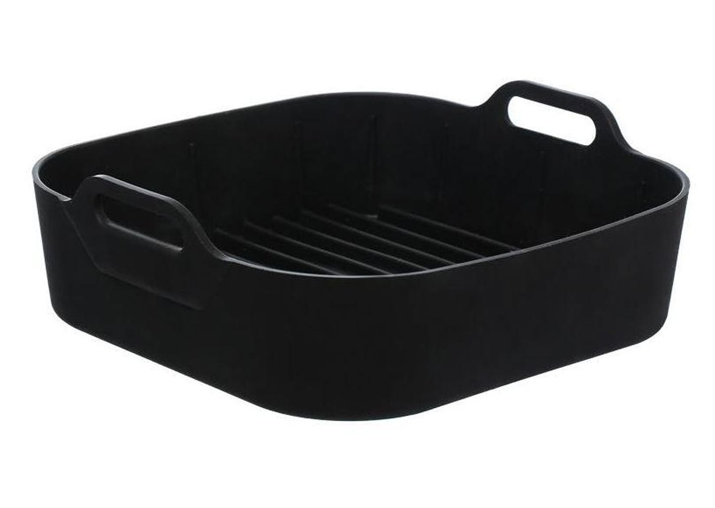 Forma para Air Fryer de Silicone Quadrada Antiaderente com Alças Hauskraft