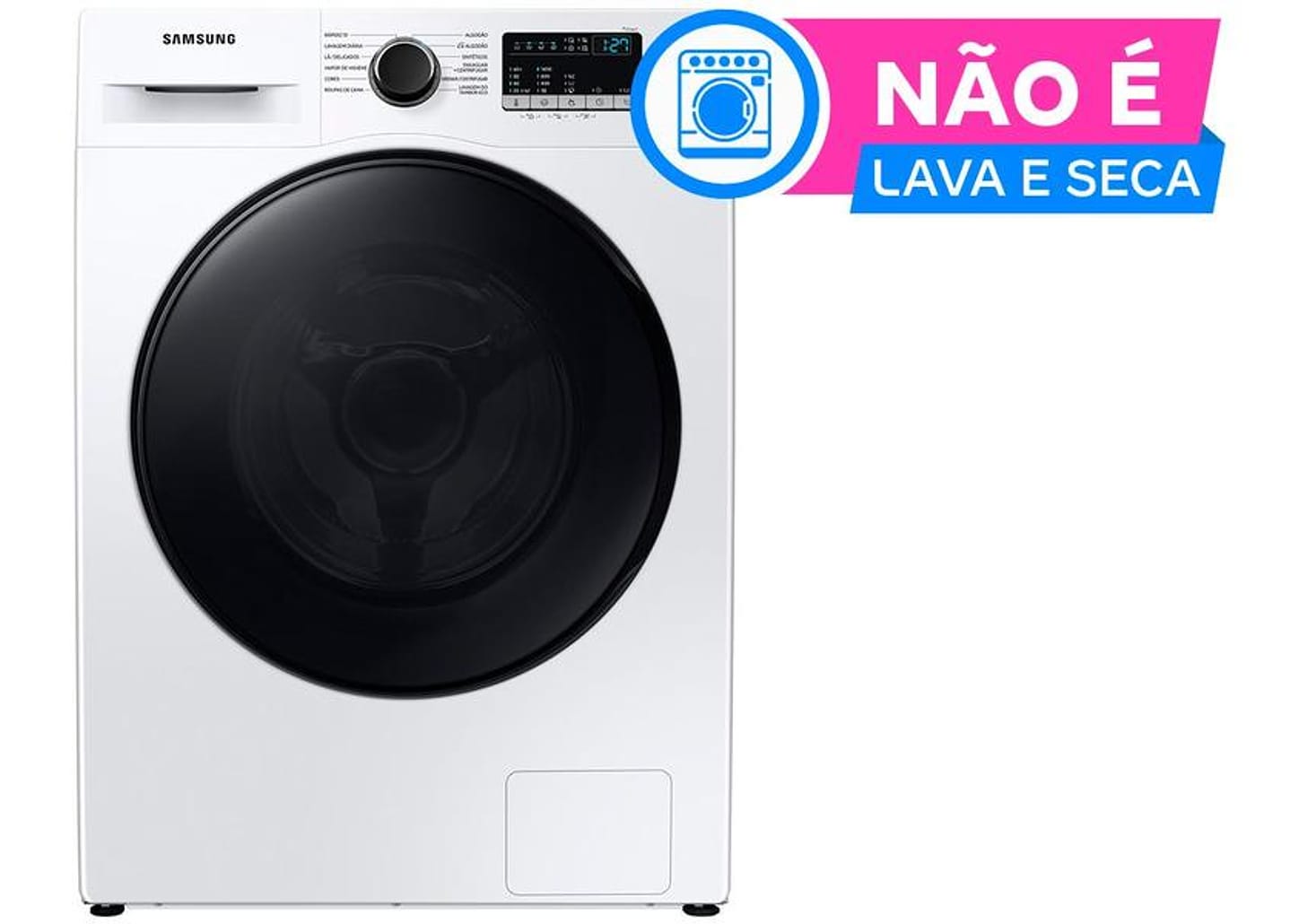Lavadora de Roupas Samsung Inverter 11kg Inox 12 Programas de Lavagem Branca WW11T WW11T4040BE/AZ